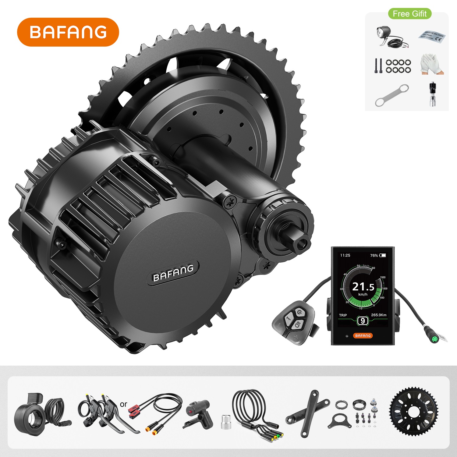 Bafang Bbshd 1000W Conversion Kit - Động cơ giữa Bafang UART 48V/52V
