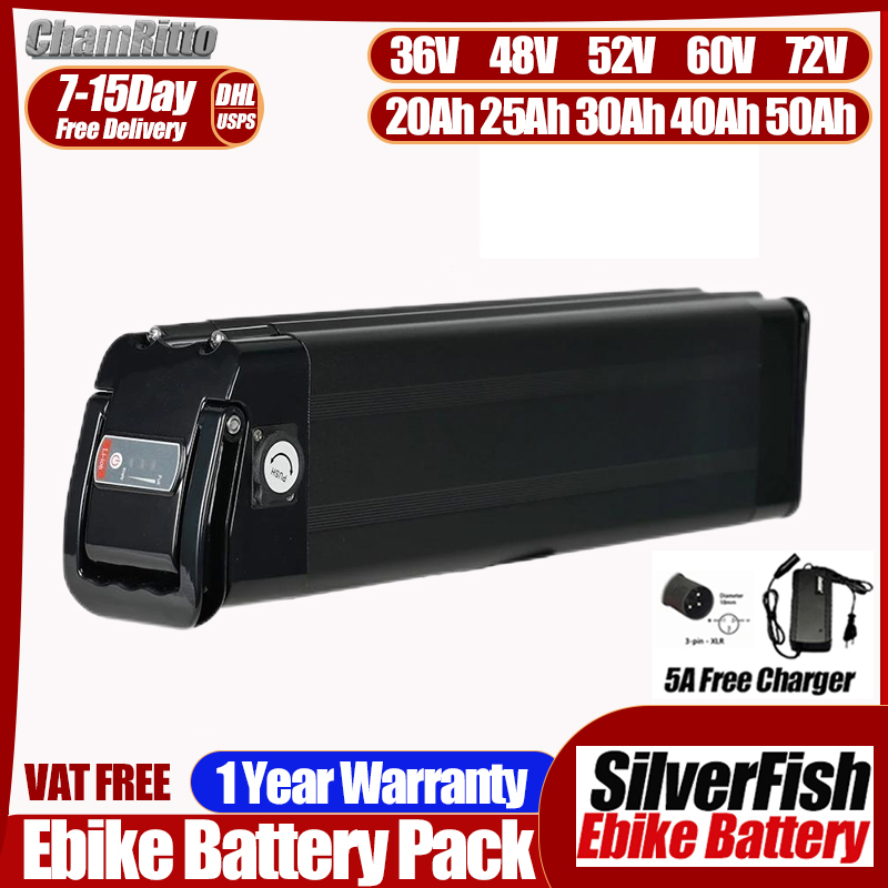 36v 48v 52v 60v 72v 20 30ah 40 - đánh giá và giá Electric Bicycle Battery 72V 30Ah